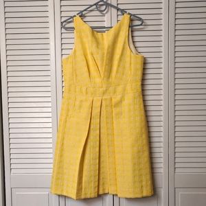 Tommy Hilfiger Yellow Sleeveless A-line Dress